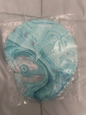 Blue Marble Ergonomic Mouse Pad with Wrist Rest